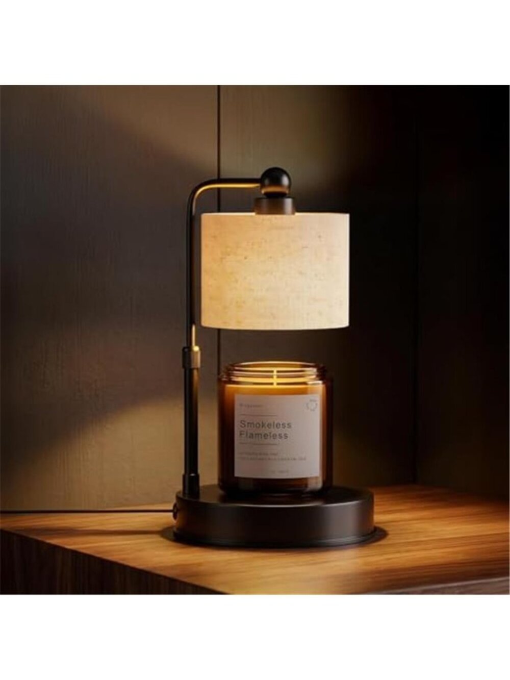 Candle Warmer Lamp Dimmable Adjustable Height Timer Jar Candle Wax Melter Decor